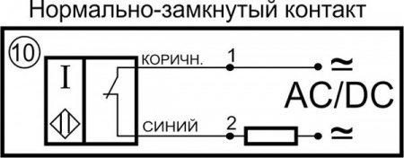 Датчик бесконтактный индуктивный И34-NC-AC-P