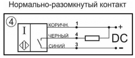 Датчик бесконтактный индуктивный И10-NO-NPN-ПГ-HT(Д16Т, Lкорп=75мм, Lкаб=300мм, маслобензостойкий, встроенный фильтр, гайки мет.)